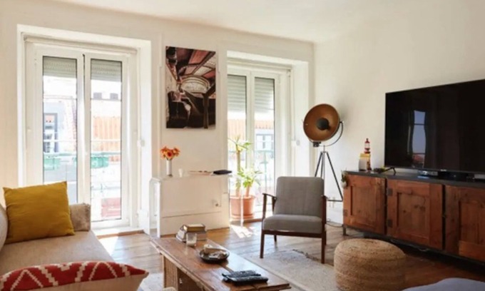 Santos Wohnung | Design Apartment mit Flussblick in Lapa