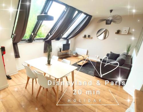 Chelles Wohnung | DisneyLand - Paris 20 min - Parking - 6 personnes