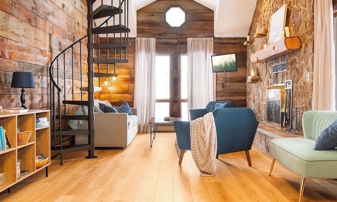 Oakland Kabine | Dog friendly, 3-bedroom cabin with hot tub, king bed and firepit in Oakland