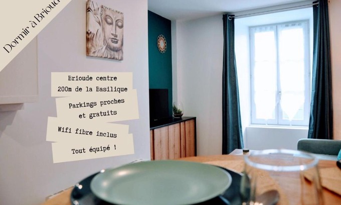 Brioude Wohnung | Dormir à Brioude - appartement 'esprit zen'