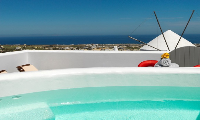 Vothon Villa | "Drops" Ganze Privatvilla bietet Platz für 15 !!! #authenticsantorini