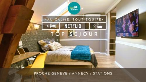 Fillinges Wohnung | Duplex cosy - entre lacs et montagnes - Fêtes interdites