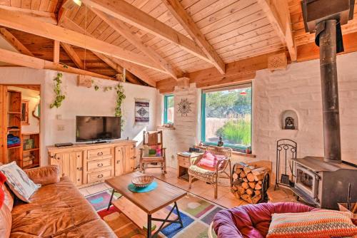 Baca Grande Haus | Eclectic Adobe Crestone Cottage with Patio and Yard!