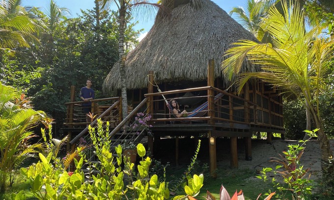 Buritaca Kabine | El Icaco cabin, private beach