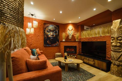 Gijon-Este Wohnung | El Samburu - Apartamento boutique tribu africana - Grupo Querbes