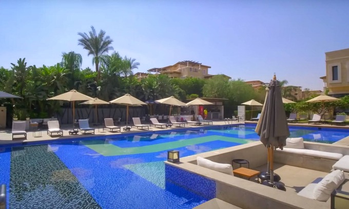 New Cairo Wohnung | Elegant apartment with Garden at Hydepark compound newcairo