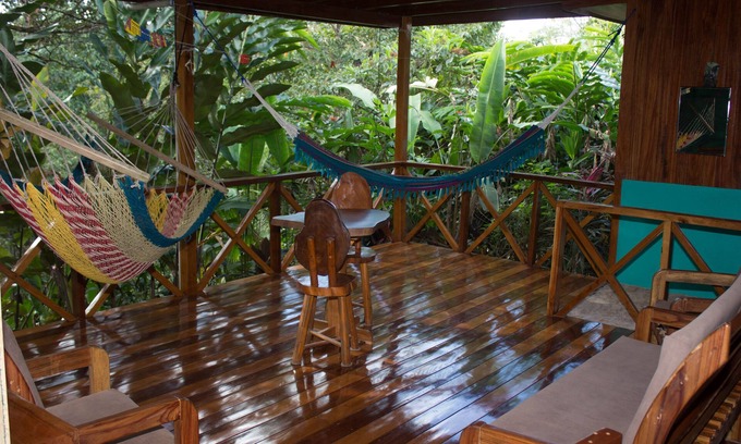 Drake Bay Haus | Casita mit Blick auf den Primärwald