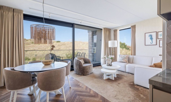 Sint Maartenszee Wohnung | Luxus und Atmosphäre mit Balkon und Blick auf die Dünen