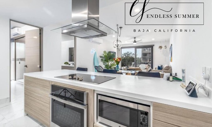 El Tezal Wohnung | Endless Summer - 2Bed 2Bath Condo - Seasonly Heated Pool with Ocean Views - 5min walk to Beach - Fibre Internet - Sleeps 6