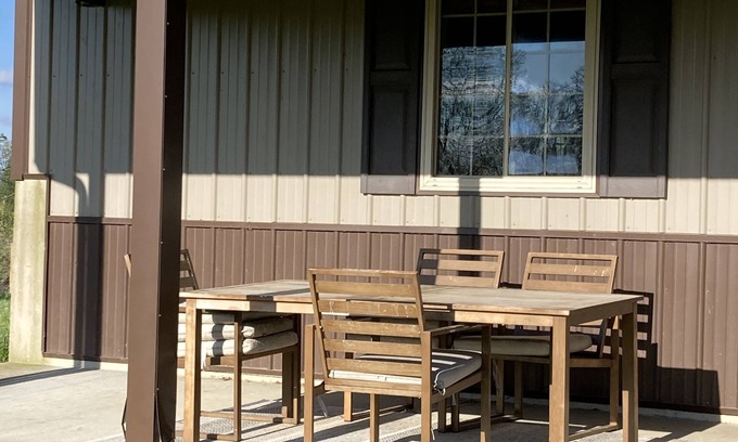 Crittenden Haus | Enjoy a quiet , secluded property with modern furnishings in the countryside. .