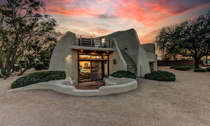 Desert View Village Haus | Enjoy Sunsets In Sonoran Desert, Hot Tub & Casita at Cave Creek Santa Fe Ranch!