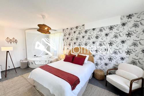 Queven Wohnung | Escale Douceur avec Spa Privé Ambiance Bohème