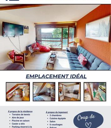 Metabief Wohnung | Escapade Familiale en Montagne