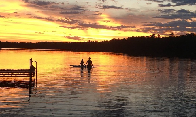 Minong Kabine | Escape! Beautiful 2 Bdrm Cabin w/2 Bunkhouses- 9 Acres & 275’ of Sandy Lakeshore