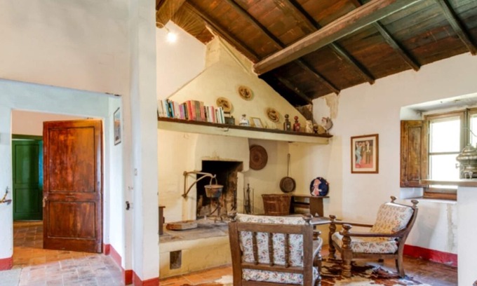 Castelfranco di Sopra Wohnung | Exklusive Wohnung mit Kamin