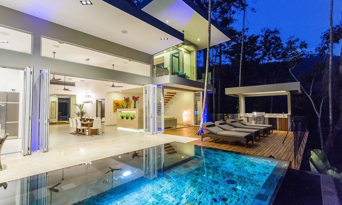 Dominical Haus | BRANDNEU Exotic White Water View Residence, Luxusurlaub gefunden!