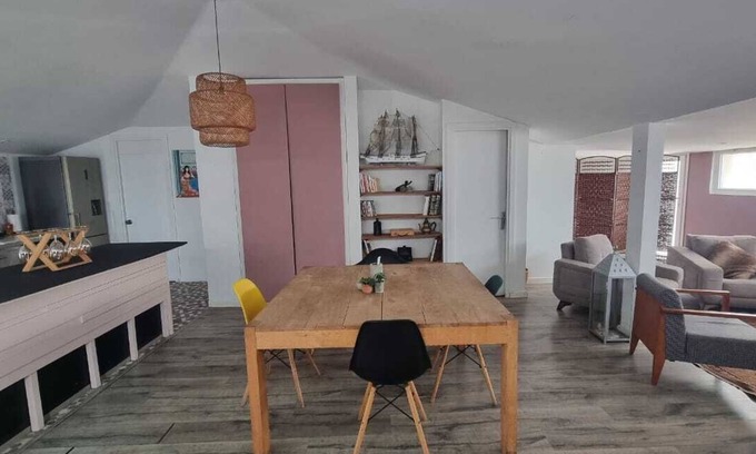 Sidi Fredj Wohnung | F2 in "Dareddroudj" apartment hotel - sea view - 25 M² terrace - garden - swimming pool