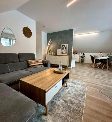 Bad Lippspringe Wohnung | Familie oder beruflich - 2 Schlafzimmer - 3 Betten - Geräumig - Küche - Gemütlich