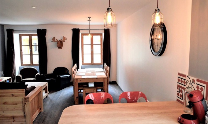 Lelex Wohnung | Komfortable Wohnung (75m2 - 2 Schlafzimmer) am Fuße der Piste - 40 km von Genf entfernt