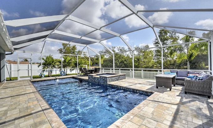 Fort Myers Haus | Family Oasis: Waterfront w/ Heated Pool & Game Room!