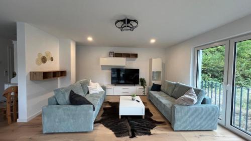 Altenahr Wohnung | Ferienwohnung am Teufelsloch mit 2 Schlafzimmern und 2 Schlafcouchen a 1,4m