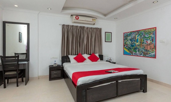 T Nagar Hotel | Wenige Kilometer zum Busbahnhof Mambalam / Doppelbelegung