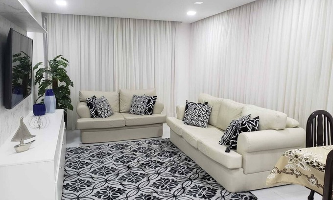 Pompeia Wohnung | FIT ON THE BEACH BLOCK, WITH A VIEW TO THE SEA AND 1 SPACE! INCREDIBLE!!!