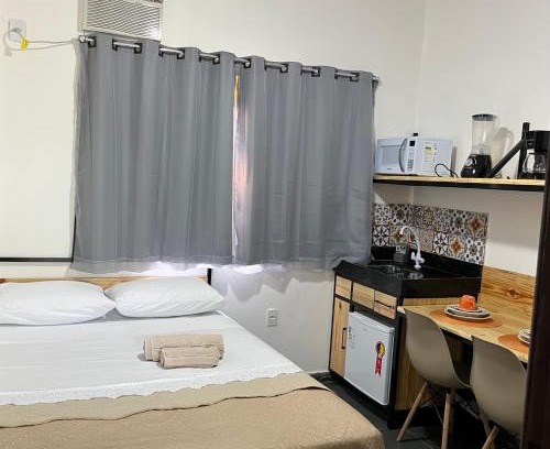 Jardim Ipe Wohnung | Flat com ar e varanda com linda vista para o Ibituruna - Vôo Livre 203