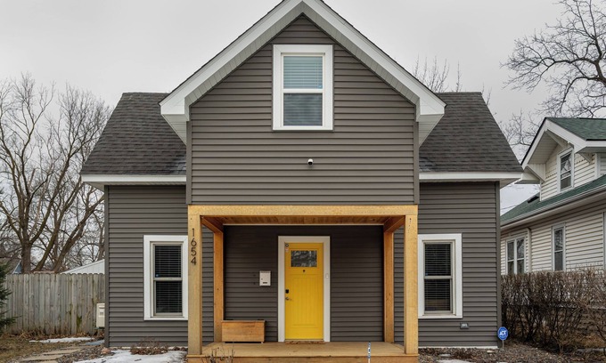 Midway Haus | Follow the Yellow Front Door to an inviting home close to everything.