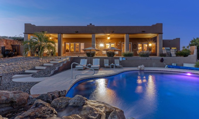 Fountain Hills Haus | Fountain Hills Lux Home w/Million $ Views, Htd Pvt Pool, King Beds & TVs All BRs, Near Scottsdale
