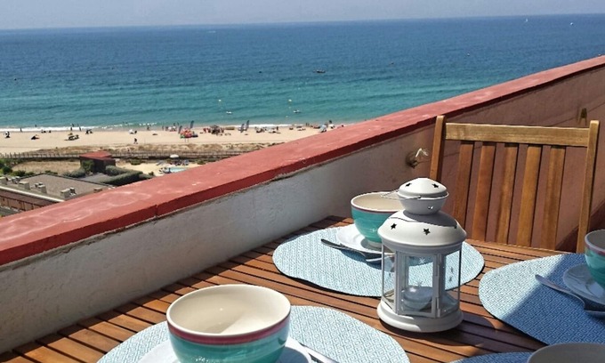 Torralta Wohnung | Front Blick auf den Strand in Alvor