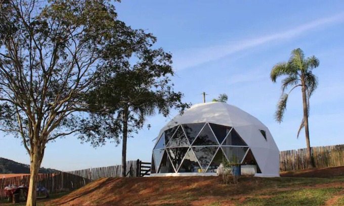 Santa Branca Haus | Geodesic Dome to connect with the Stars