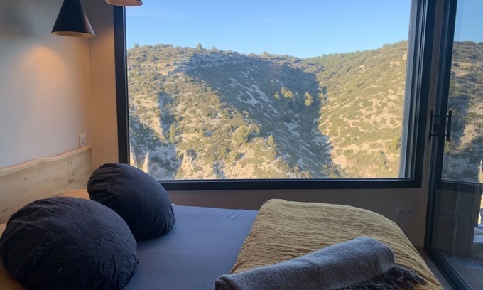 Methamis Hütte | L'ANNESQUE-Gîte-Panorama-Ensuite mit Whirlpool-Wanne-Gartenblick