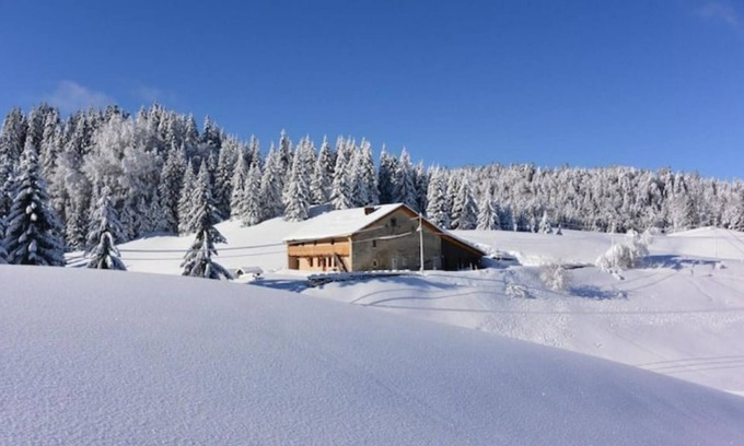 Les Moussieres Haus | Gîte with panoramic view - Haut-Jura Natural Park