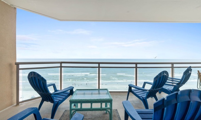 Crescent Beach Eigentumswohnung | 💖 Wunderschöner Bahama Sands / Atlantic Breeze 3BR / 3BA Oceanfront Corner-Ocean Drive