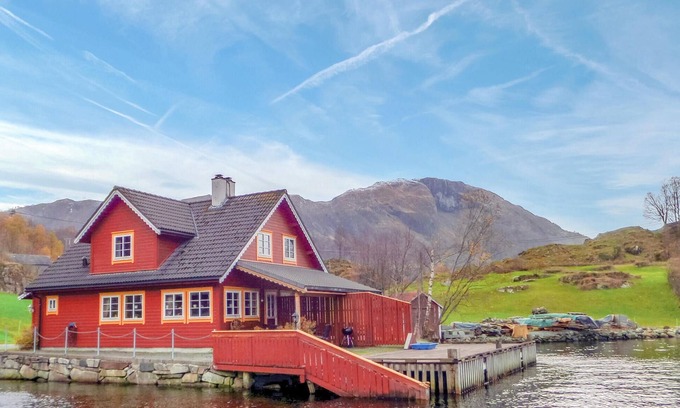 Akra Haus | Wunderschönes Haus in åkra mit WLAN