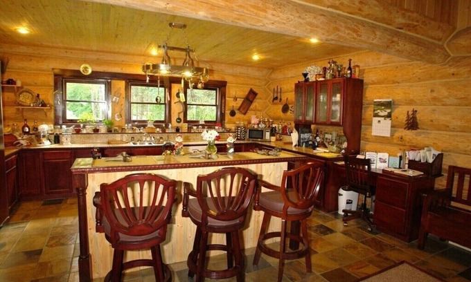 Kalispell Bed & Breakfast | Gray Zimmer im The Garrison Inn ein Montana Bed and Breakfast