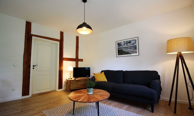 Stahlbrode Wohnung | Große Wohnung im Fischerhaus von 1877 - Ferienhaus Makrele von 1877