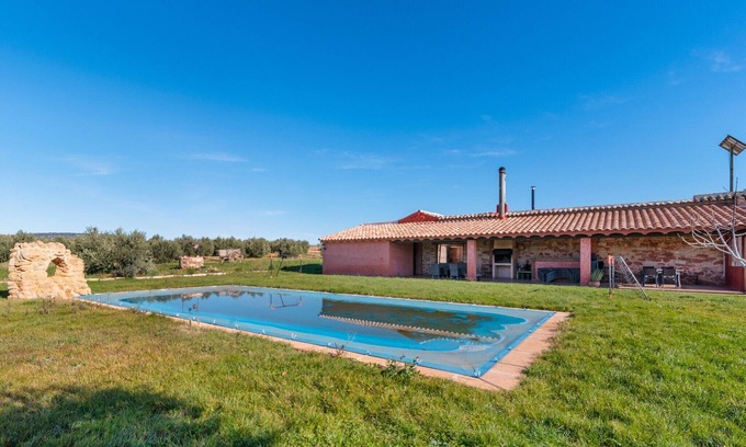 Alcaraz Hütte | Casa del Guarda con Spa y piscina compartida para 4