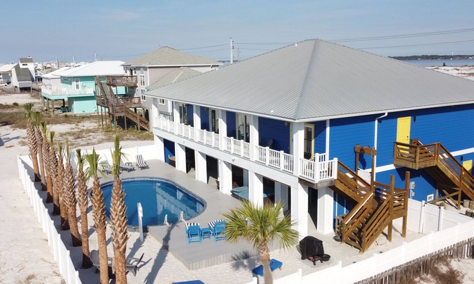 Navarre Beach Haus | Jetzt buchen 2020! ein paar 2019 Termine noch offen / privater Pool / Spa / Tiki-Bar im Freien