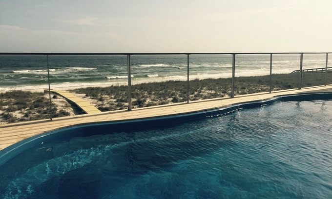 Navarre Beach Haus | Gulf Front With In Deck Pool, Navarre Beach, Fl. Private Beach Walkover