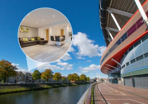 Riverside Wohnung | Hafan y Ddinas Cardiff Apartment 1