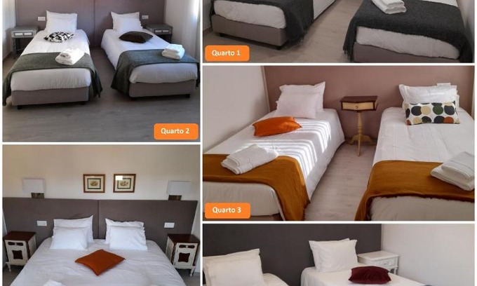 Loures Haus | Hall 92 Quartos com WC em moradia com piscina A-das-Lebres Loures
