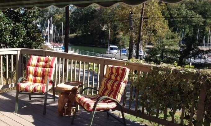 Calvert Beach-Long Beach Hütte | Chesapeake Bay Harbor Cottage Ferienhaus