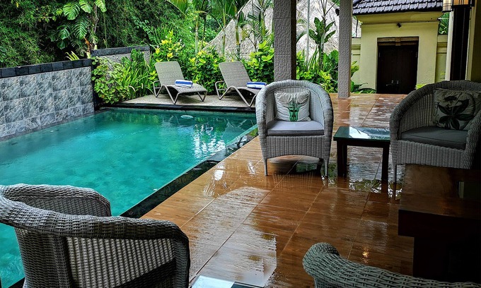 Penestanan Villa | Hafen-Ruhe, 2br mit privatem Pool