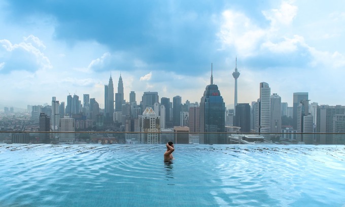 Chow Kit Wohnung | HC Studio @ Instaworthy Infinity-Pool (Netflix & Wifi zur Verfügung gestellt)