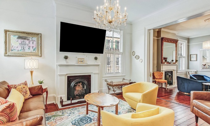 Historic District - North Haus | Heated Pool Access | Exquisitely Furnished and Renovated Historic Home By Southern Belle Savannah