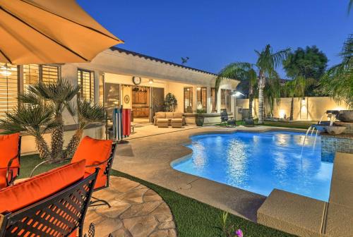 Power Ranch Haus | Heated Pool and Putting Green Luxe Gilbert Home