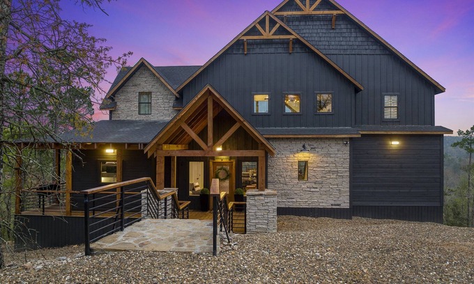 Broken Bow Kabine | Hell of a View! HotTub, Firepit, Games, Pets OK