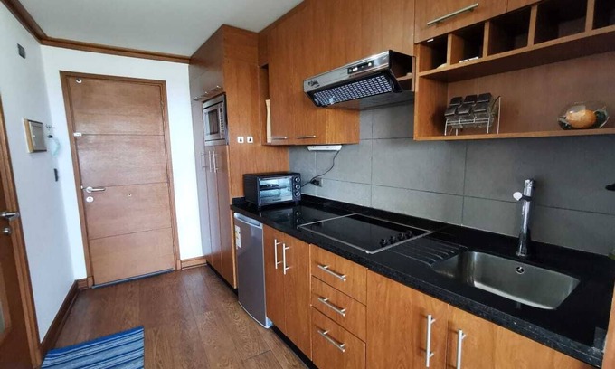 Concon Wohnung | Hermoso Depto, 1Linea Vista al Mar Sector Costa Brava Concon